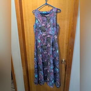 Tony Silk Silk Feminine Sleeveless Sundress